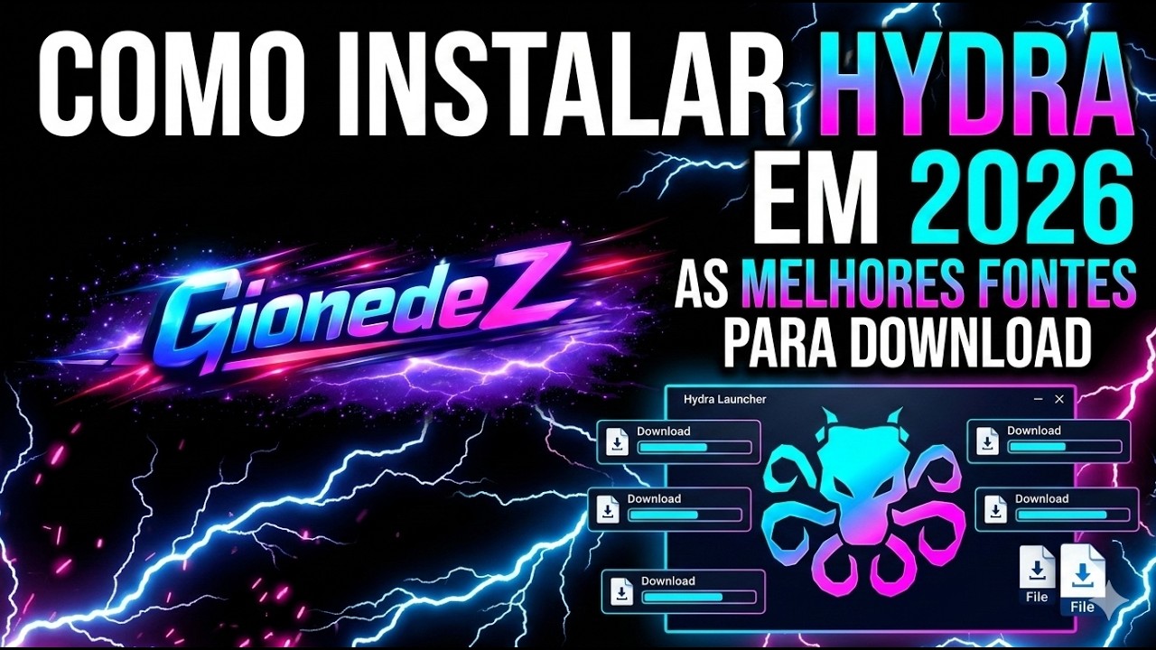 Como instalar Hydra e as melhores fontes para Downloads em 2026!