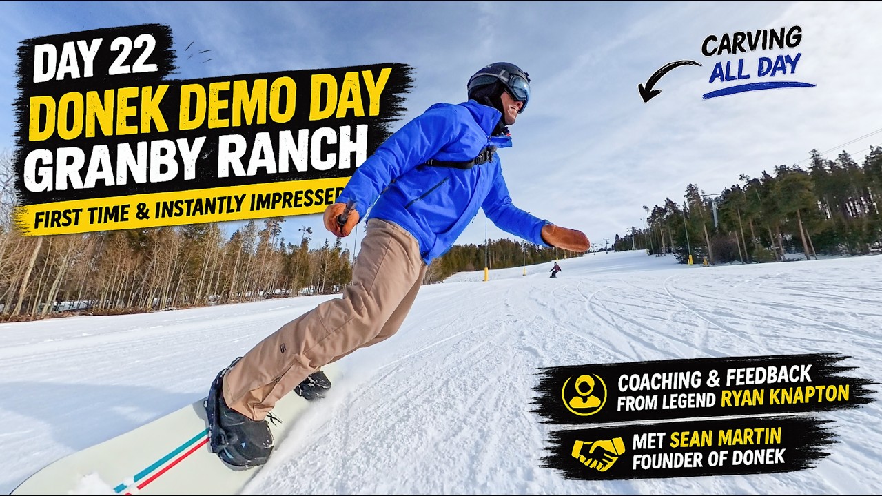 Carving With the Masters | Donek Demo Day at Granby Ranch (Day 22)