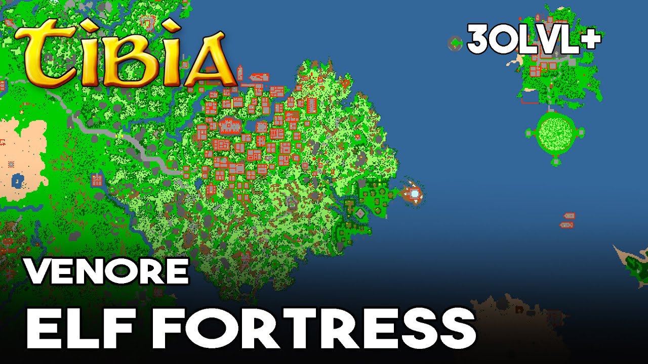 PROFIT NA ELFACH - Tibia - Elf Fortress Venore - Shadowthorn Quest