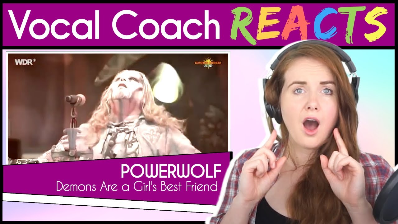 Vocal Coach reacts to Powerwolf - Demons Are a Girl's Best Friend (Attila Dorn Live)