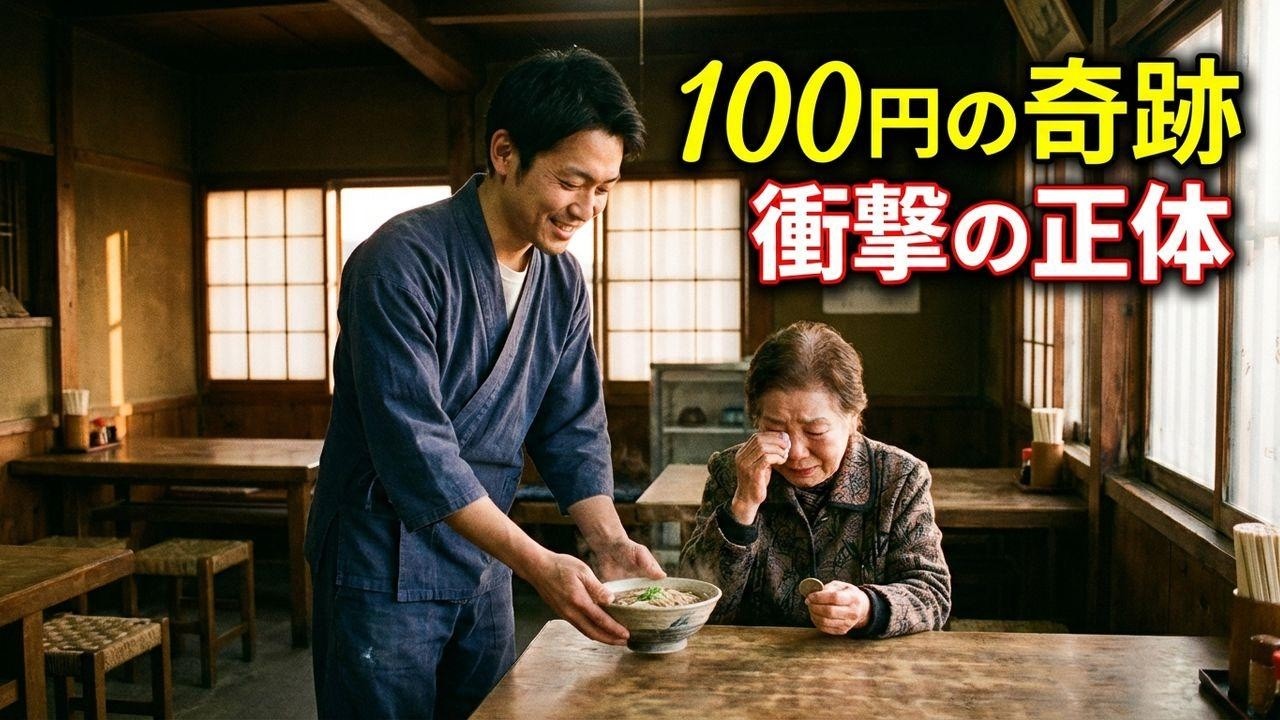 100円の老婆に蕎麦を出したら…閉店寸前の店が日本一に！？