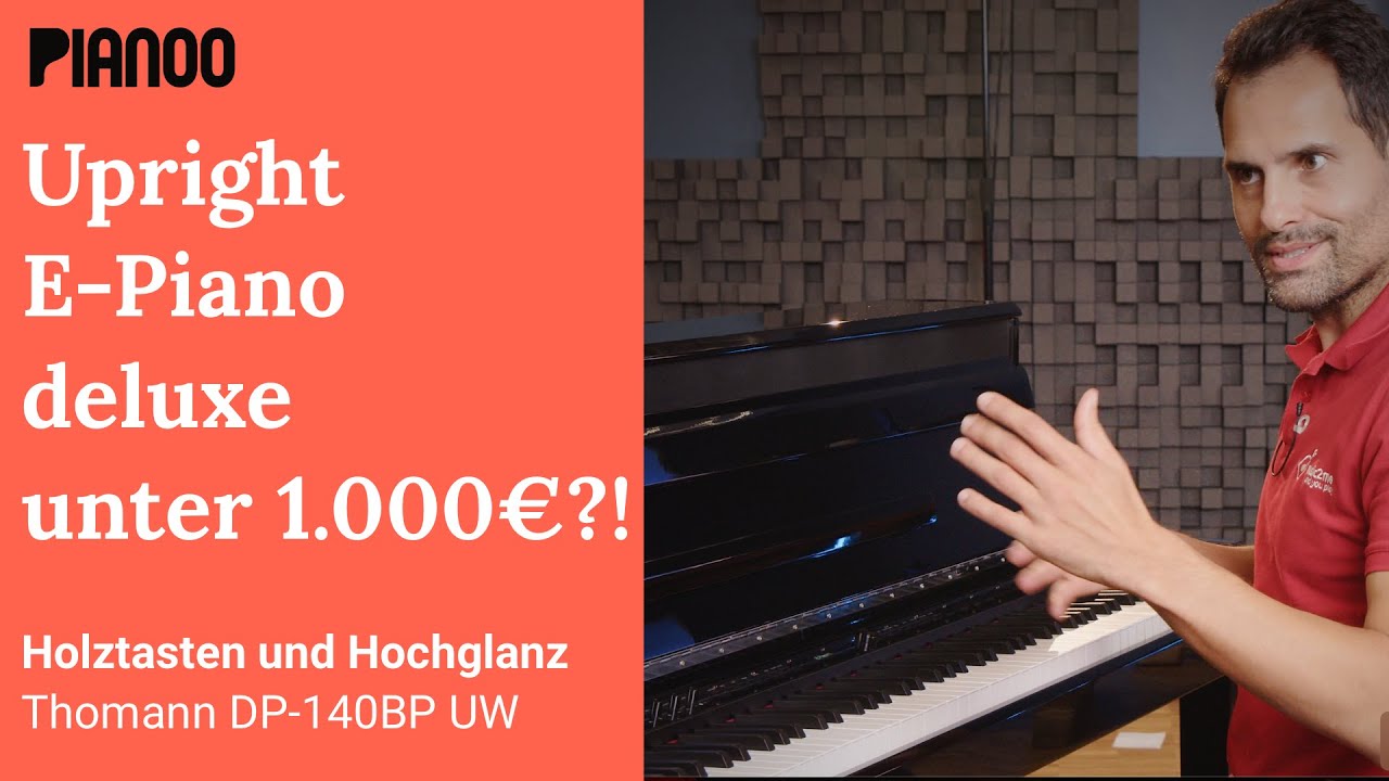 Thomann DP-140BP UW: Upright E-Piano unter 1.000 EUR