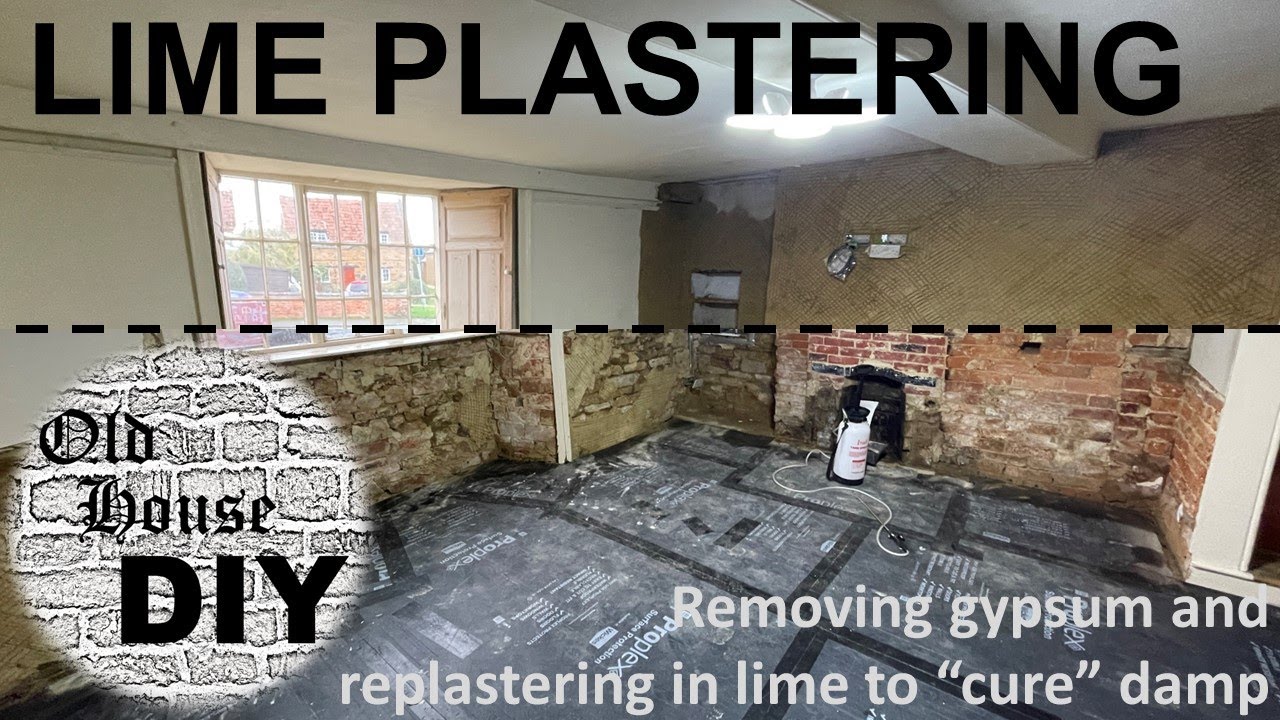 Lime plastering
