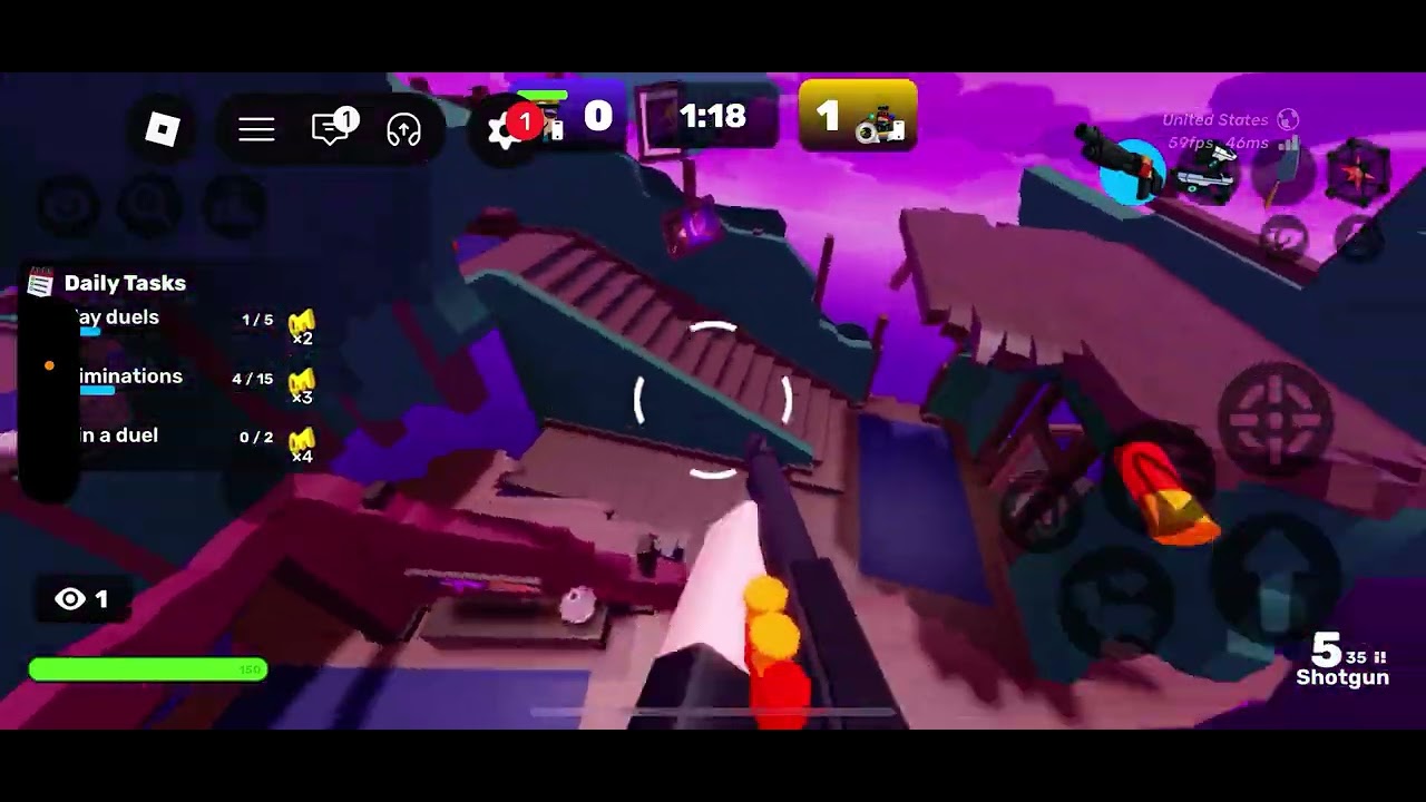 Me and my cousin 1v1 in rivals 