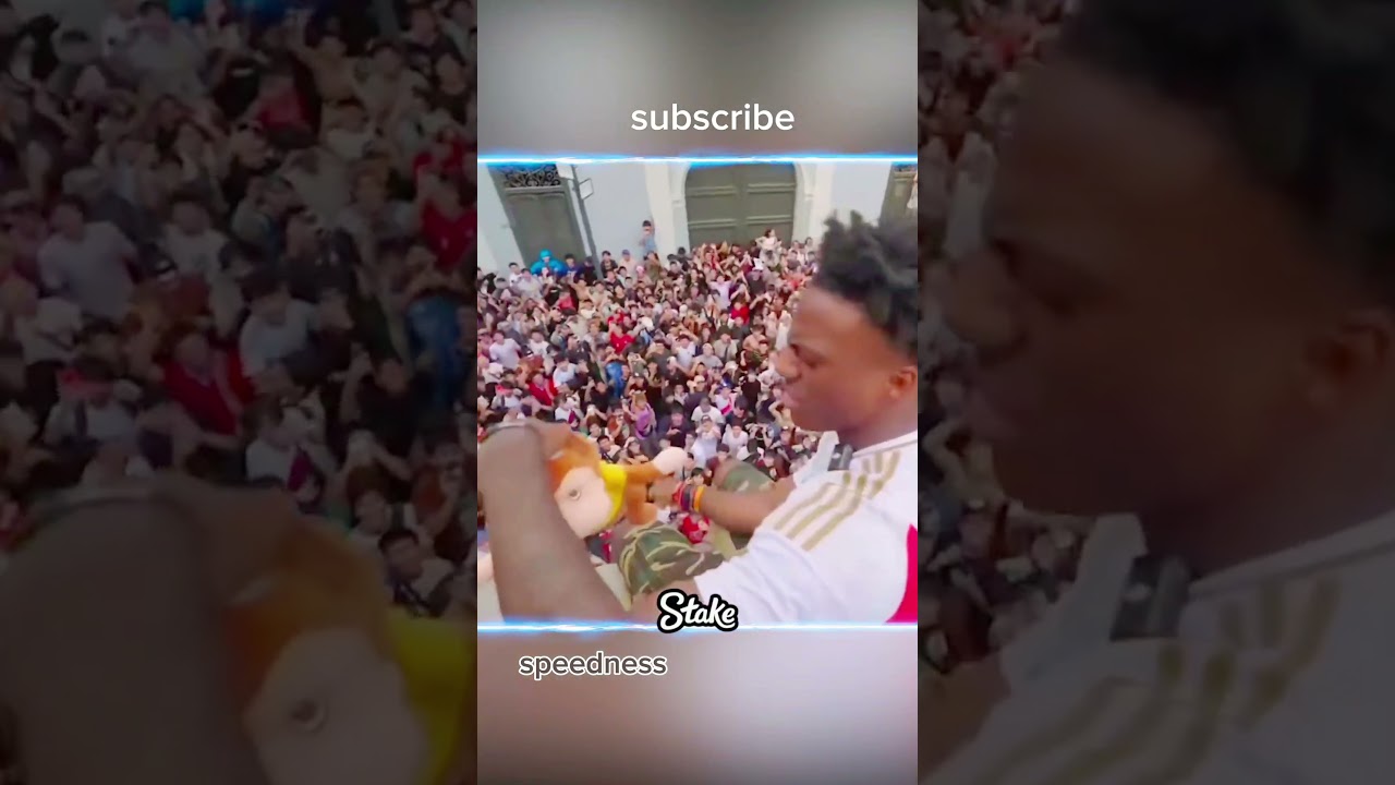 Fan throws Monkey At IShowSpeed 😂 #funny #ishowspeed #short