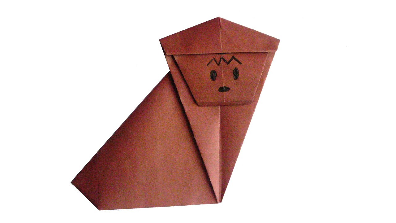 Origami Monkey
