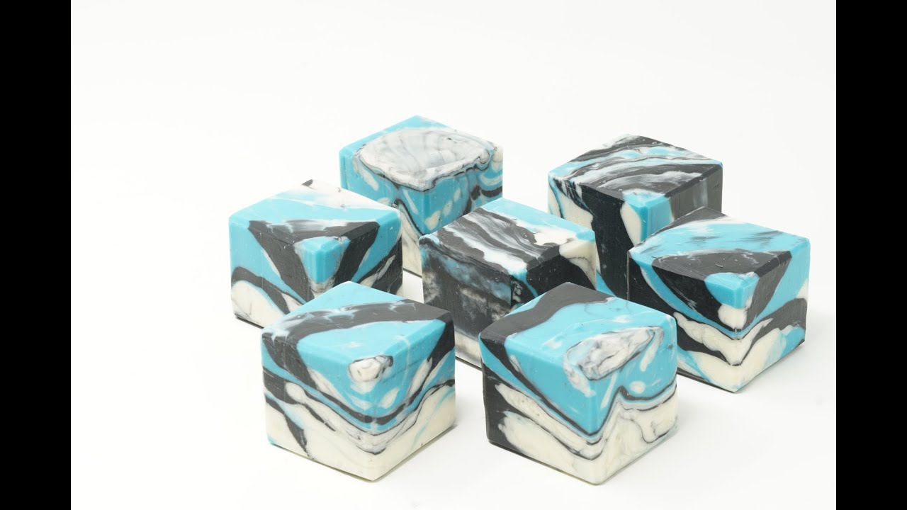 Making Black Tie Affair Cold Process #Soap #SoapChallengeClub #ASMR