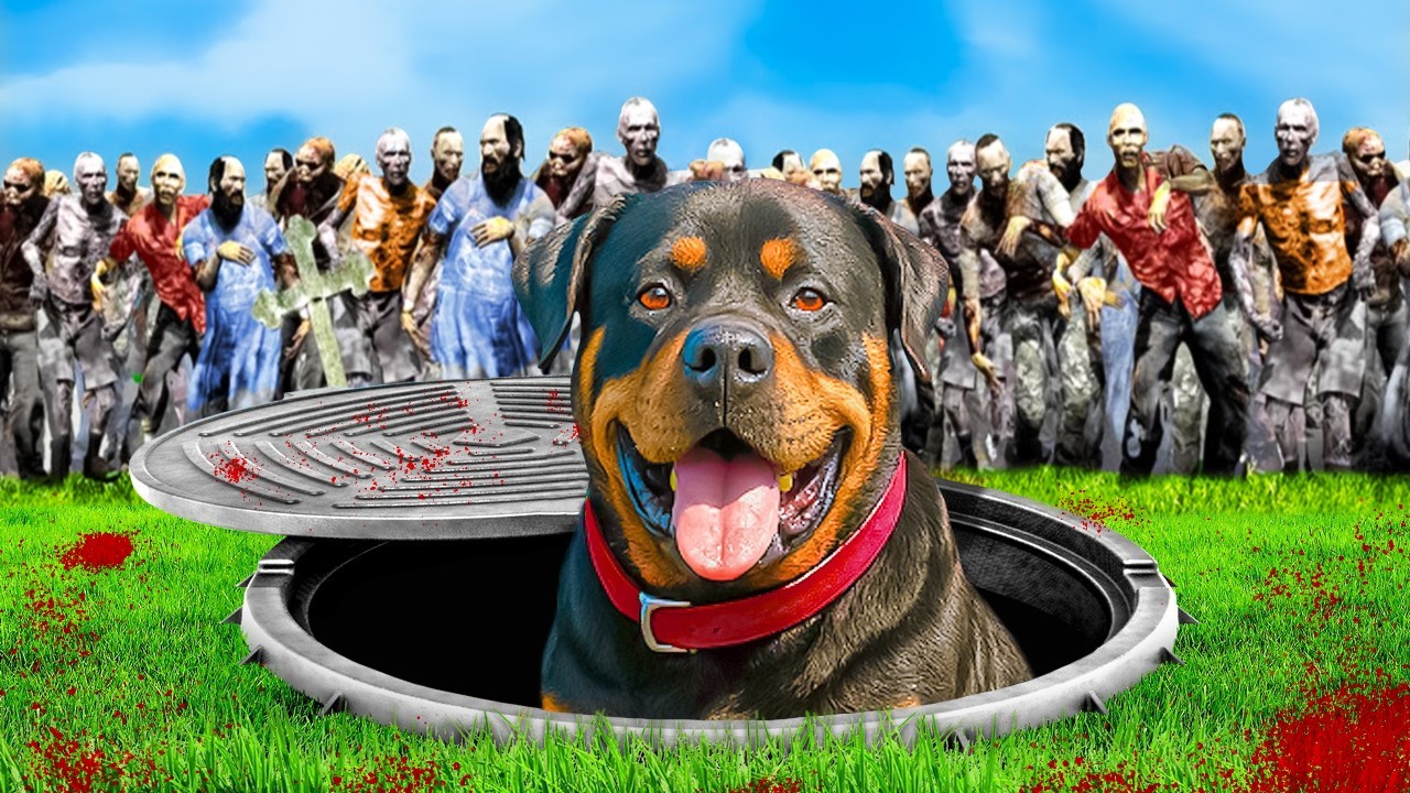 CHOP ÉCHAPPE À UNE INVASION DE ZOMBIES SUR GTA 5 ! (Incroyable)