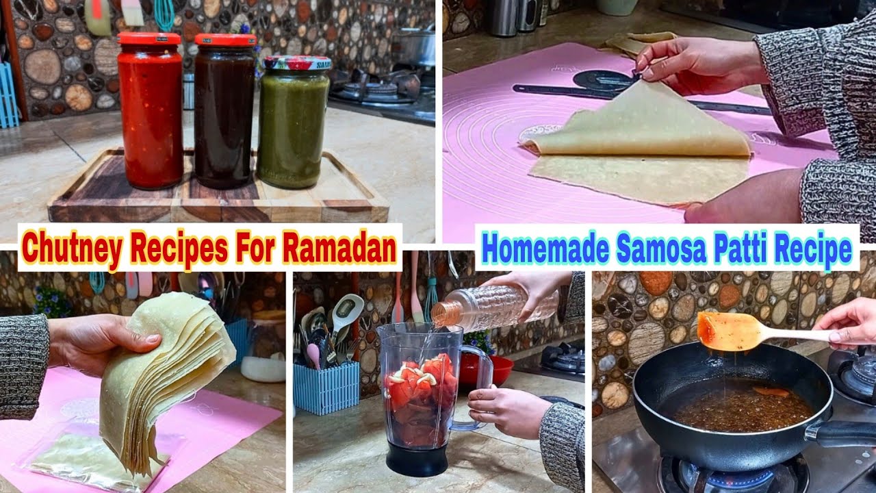3 Storable Chutney Recipes For Ramadan/Ramzan Special Chutney Recipe | Homemade Samosa Patti Recipe
