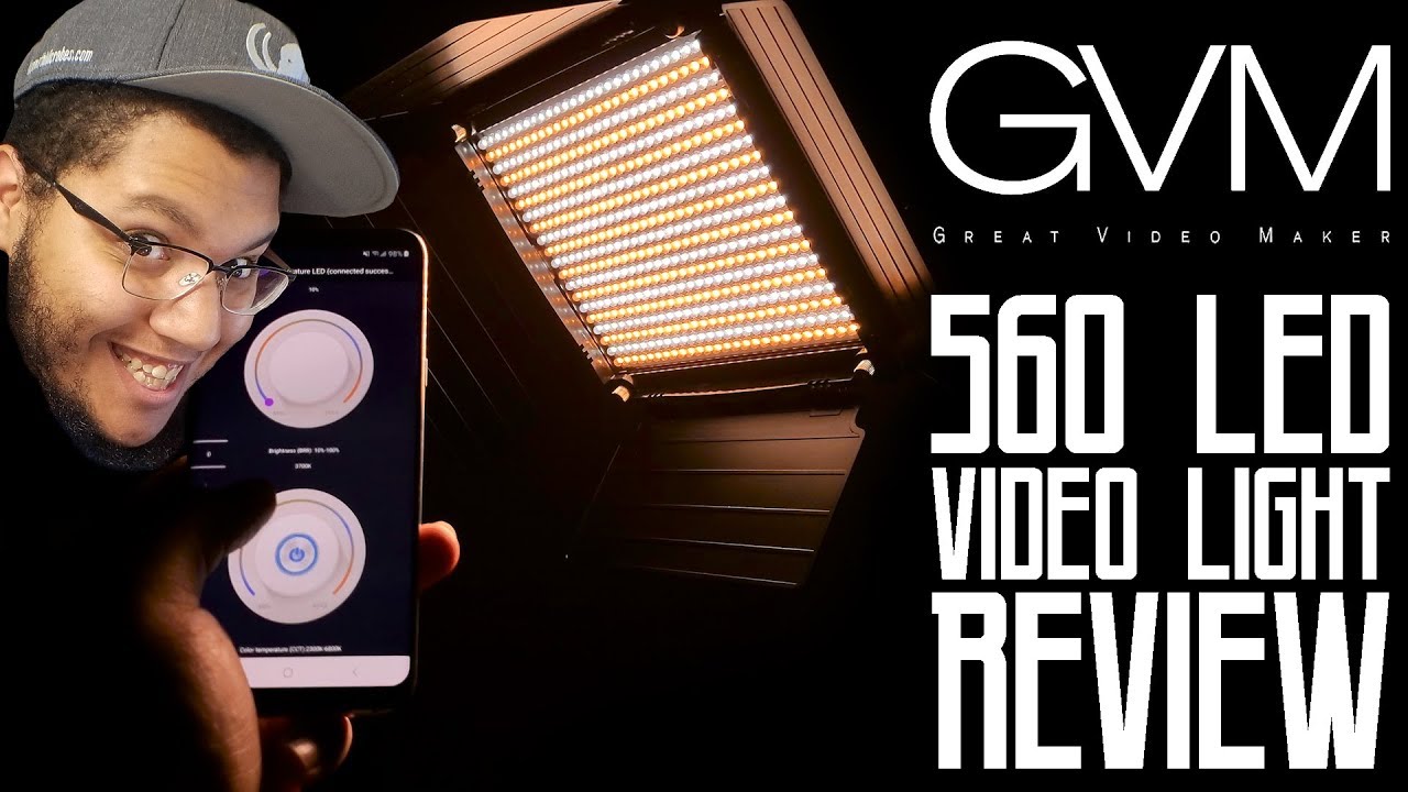 GVM 560 LED Video Light - Features and Review