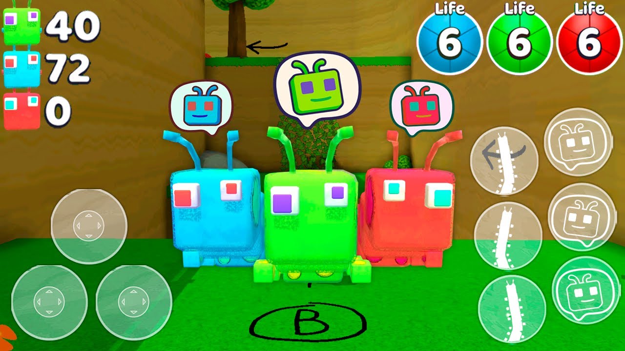 Skuad Multipemain Caterpillar Dengan Emosi - Super Bear Adventure Gameplay Walkthrough