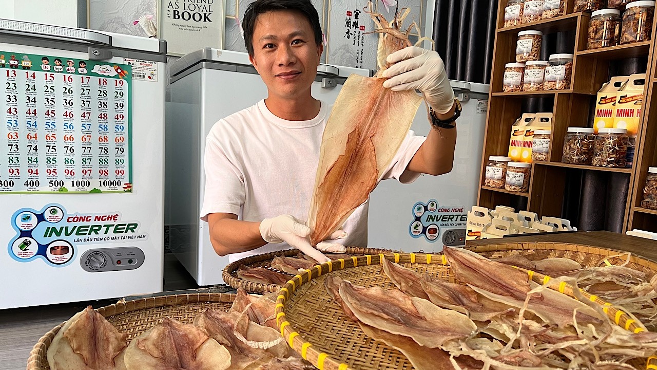 Mực Khô Phú Quý Thịt Dai Ngọt Thanh Đậm Đà Vị Biển