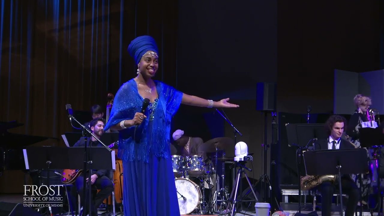 Jazzmeia Horn performs Purpose (Nia) with the UMiami Frost Jazz Orchestra - November 7, 2023