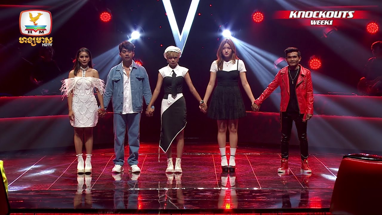 លទ្ធផល Team Sophea | Knockouts Week 1 | The Voice Cambodia Season 3