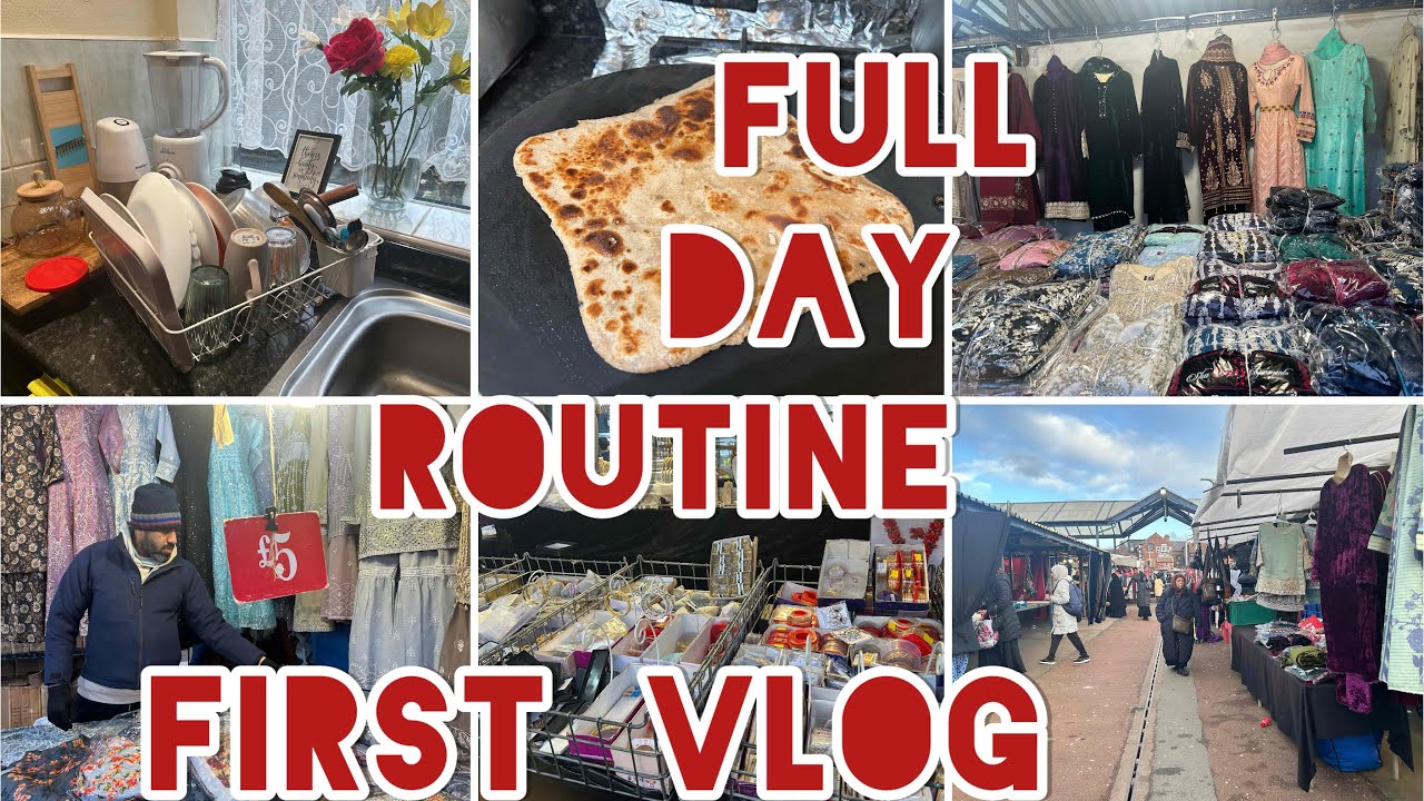 UK LIFE || BAINGAN KA BHARTA|| ONLY IN £5 KE SUITS 🙀|| FULL DAY ROUTINE || FIRST VLOG#dailyroutinevl