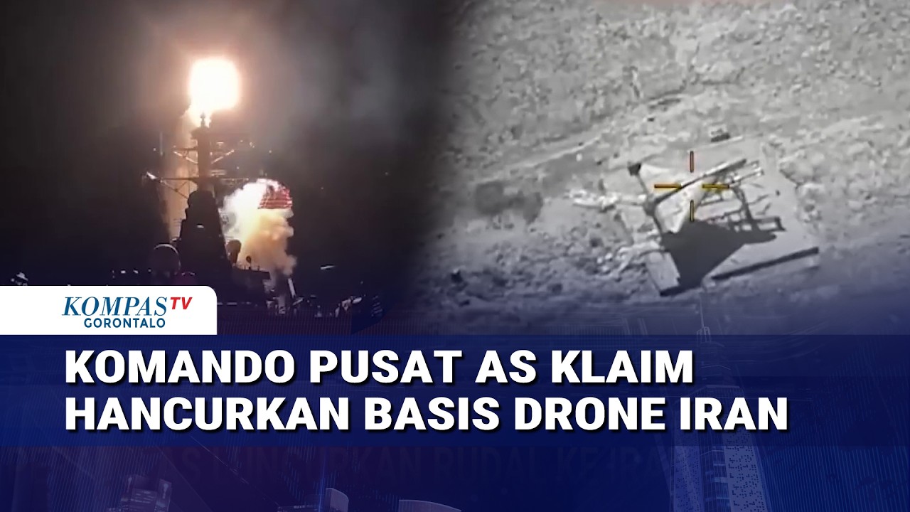 Komando Pusat Militer Amerika Serikat Klaim Hancurkan Basis Drone Iran