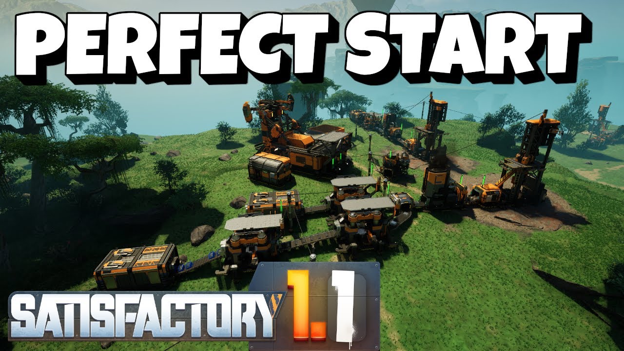 Satisfactory 1.1: The BEST Way to Start (Beginner's Guide)