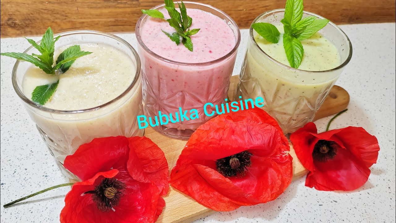 Smoothie natural și sănătos din fructe rețeta simpla și rapida!@BubukaCuisine