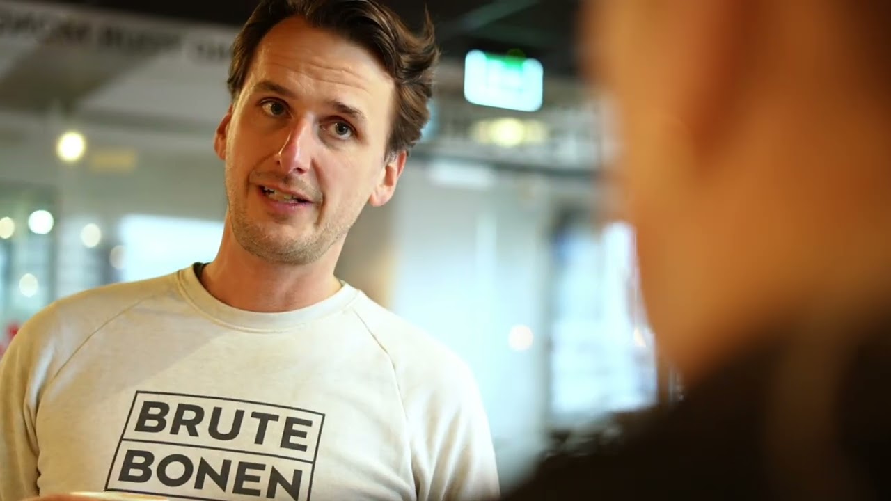 Finalist van de OndernemersPrijs Haaglanden 2024 - Jop Bröcker van Brute Bonen.