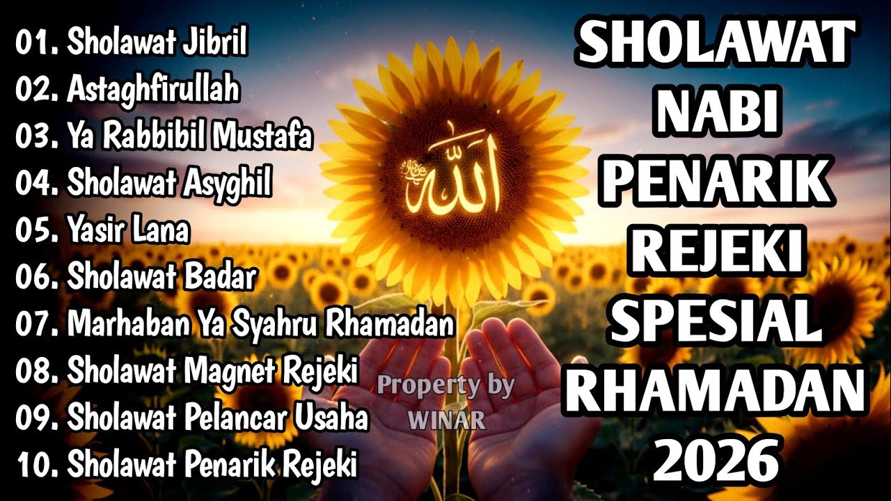 SHOLAWAT JIBRIL PEMBUKA PINTU REZEKI, Astaghfirullah||SHOLAWAT NABI SPESIAL RHAMADAN 2026