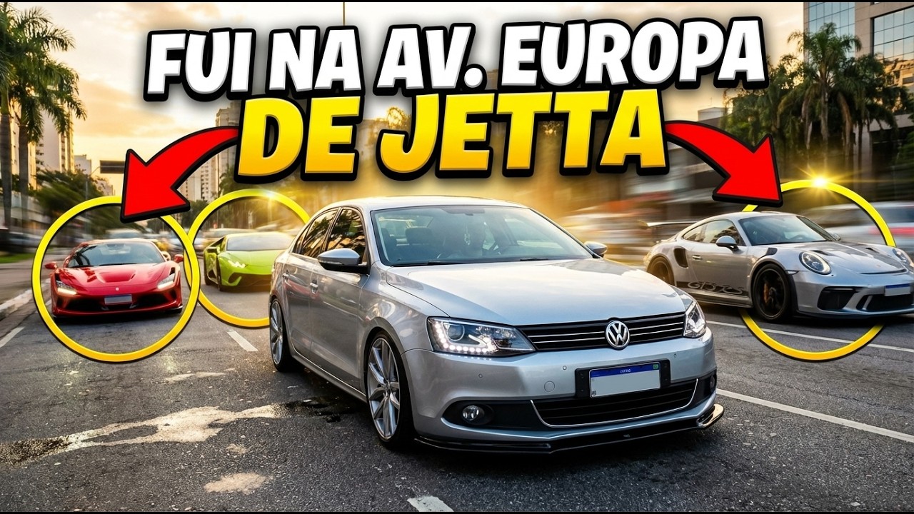 FUI DE JETTA PIANDO TURBINA NA AV. EUROPA! JETTA 2.0 TSI 211CV