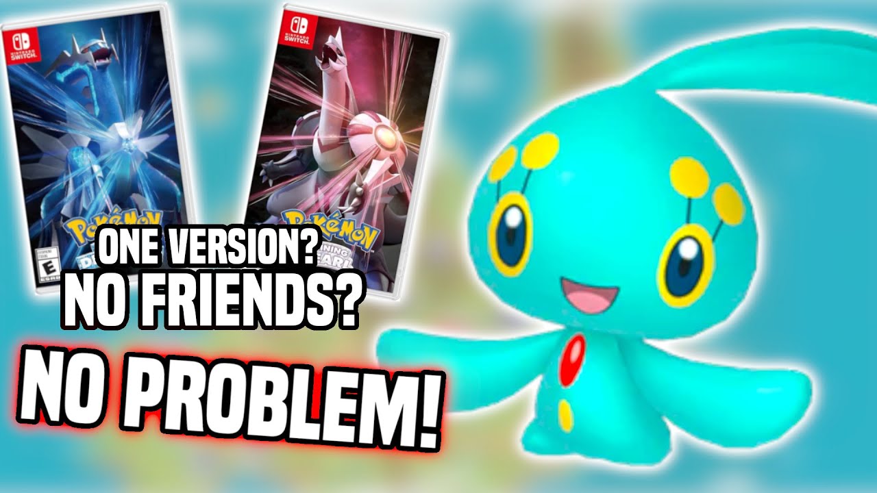 How to get the HOME Shiny Manaphy with only ONE VERSION and NO one to TRADE with