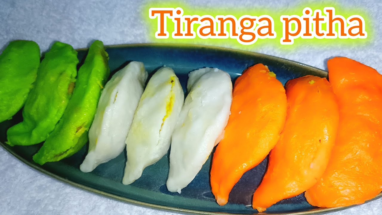 TIRANGA PITHA | Tricolour Steamed Buns @allaboutkitchen484 #pitha #tiranga #republicday2026