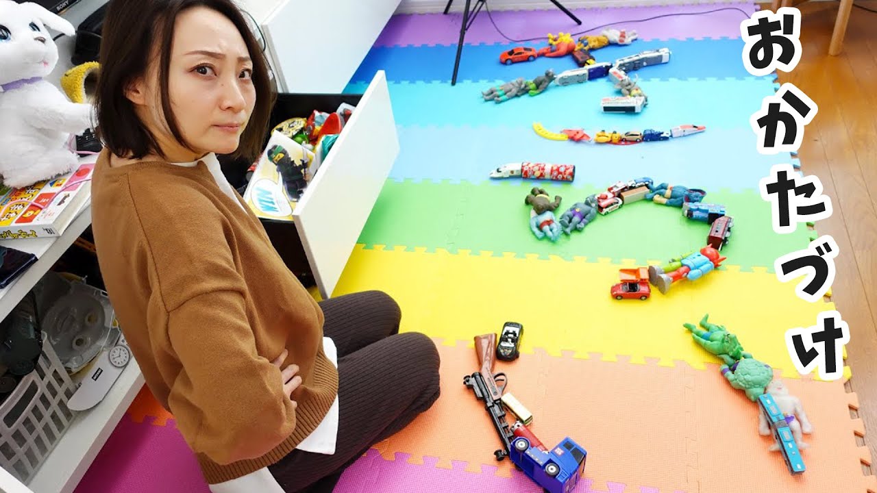【寸劇】ママはおかたづけがきらいな子供たちをなんとかしたい！お片付けゲーム「マーマーイーツ」でごほうびのお菓子、お届け大作戦！　#にじうさチャンネル