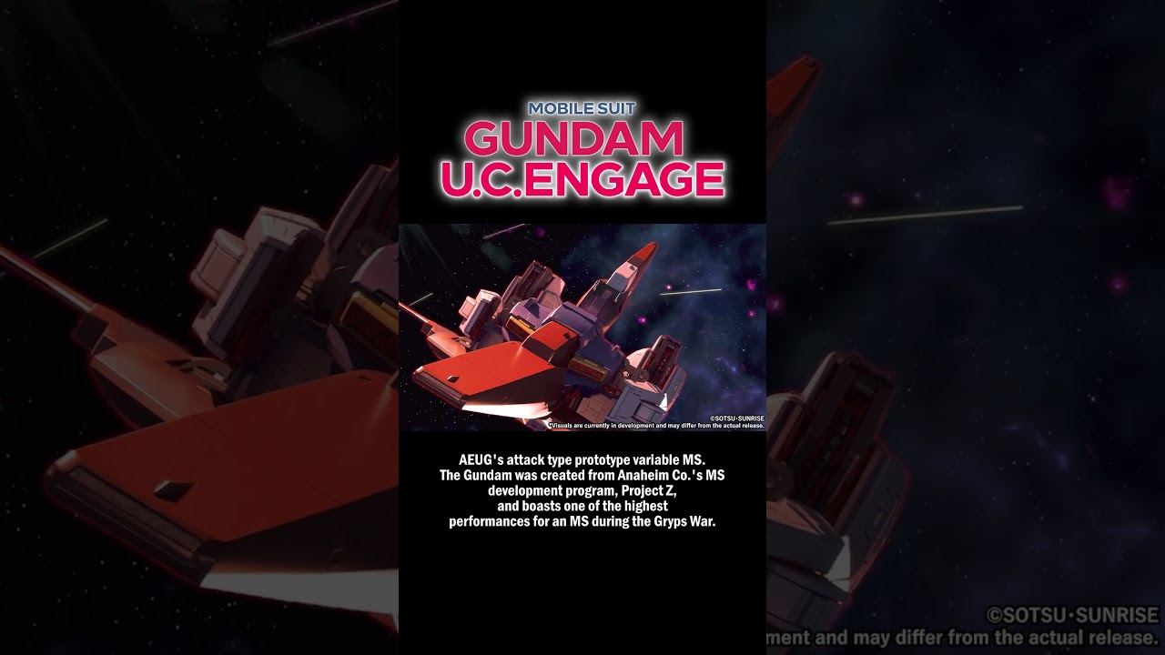Zeta Gundam|MOBILE SUIT GUNDAM U.C. ENGAGE #shorts #gundam #game