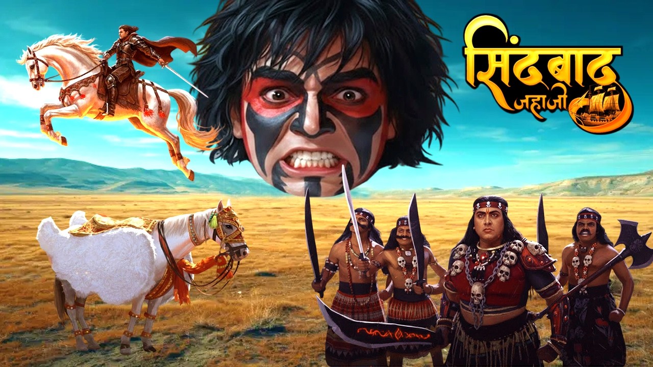 ऐ शैतानी मुंडी, जादुई घोड़े पर सवार सिंदबाद को ख़त्म कर दे! | Sindbad Jahazi | Alif Laila Ep 102