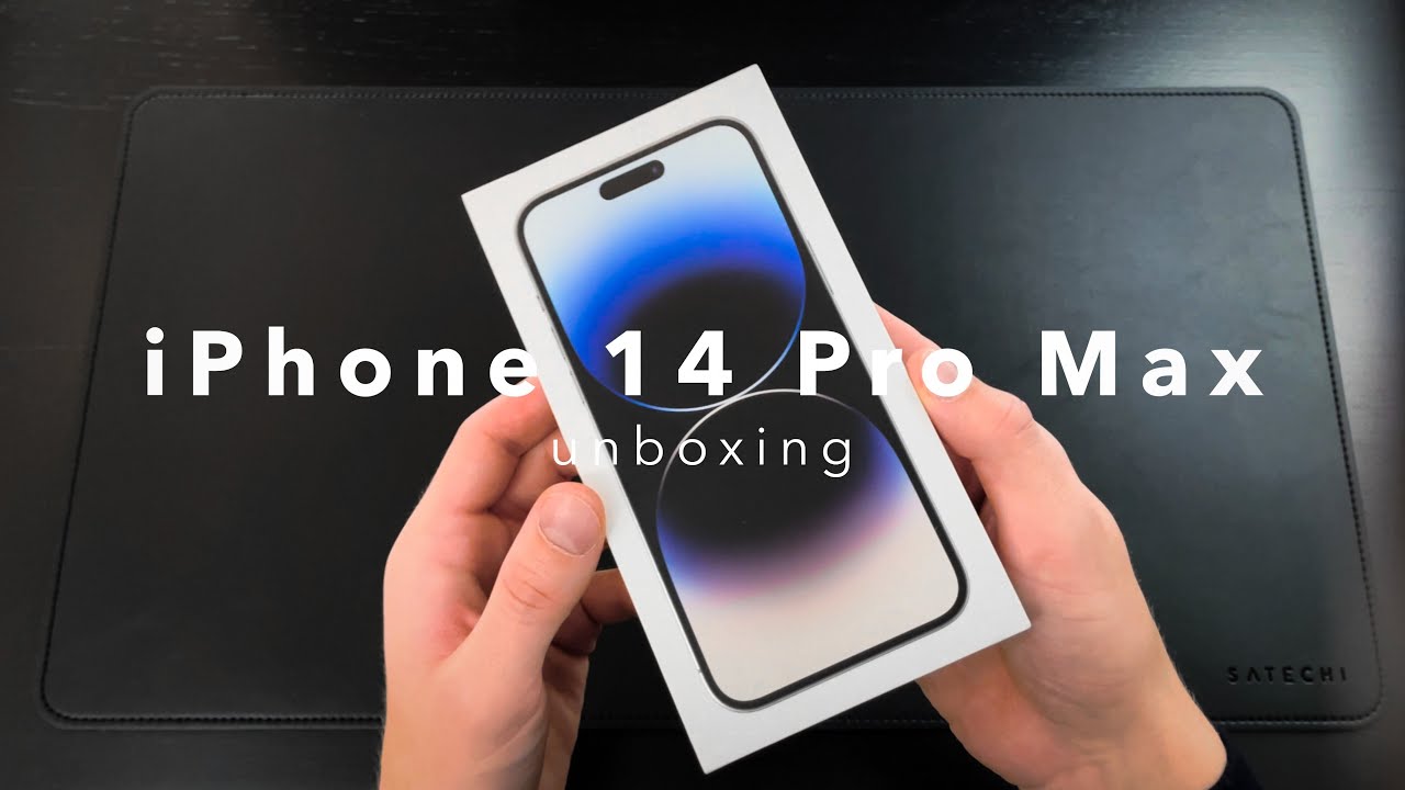 iPhone 14 Pro Max (Silver) Unboxing | Apple MagSafe Leather Case