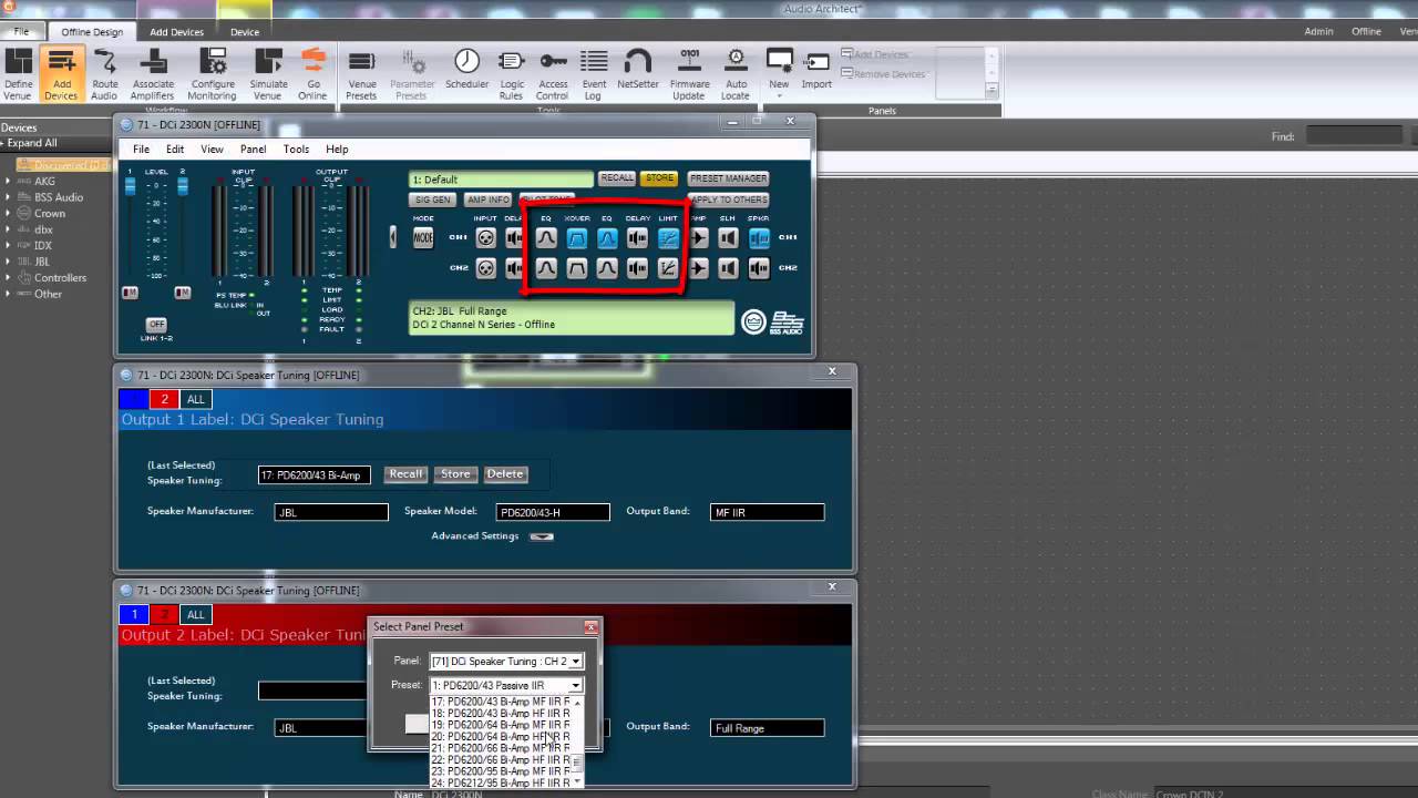 Crown | Storing Settings Pt. 1 - Speaker Tunings