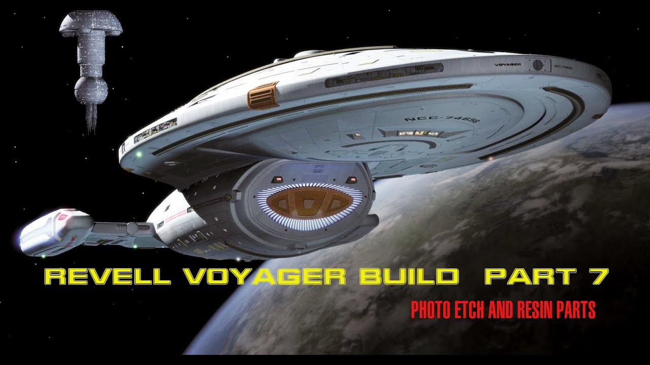 Revell 1:670 Voyager build part 7: Photo etch and resin parts