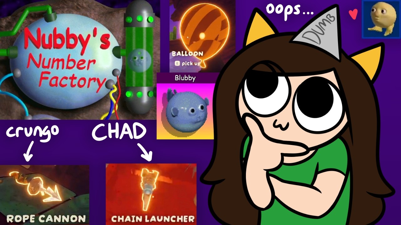 Playing Games So Badly You Get An Aneurysm - PEAK & Nubby's Number Factory