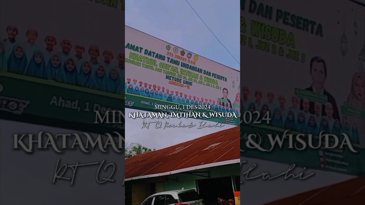 Recap cinematic Wisuda 2024 RTQ BERKAT ILAHI✨💚🤍 #latepost #cinematic #santri #santrikeren #fyp