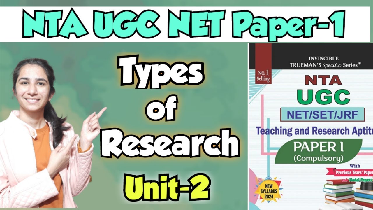 Types of Research/UGC NET Paper-1/Trueman's Series@InculcateLearning#ugcnetpaper1