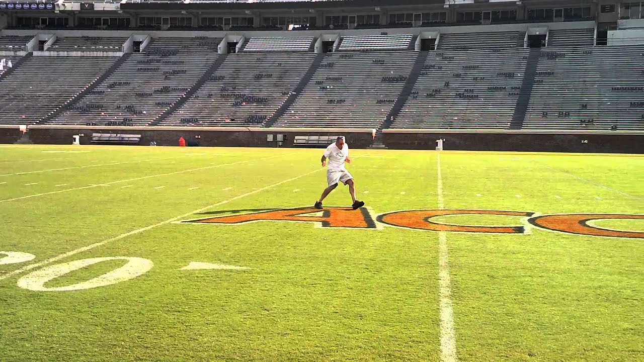 Touchdown run at Virginia Scott Stadium 2013