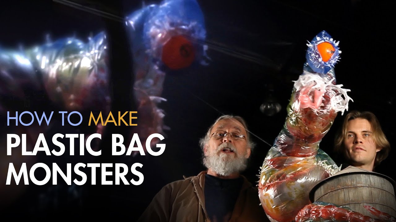 How to Make a Hand Puppet - Plastic Bag Monster - PREVIEW