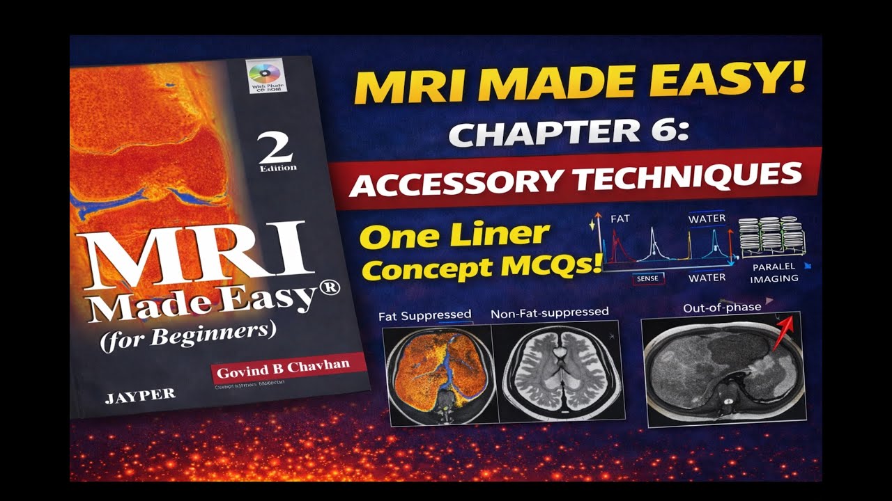 Radiographer MRI Fat Suppression Tricks Explained 🔥 STIR vs CHESS vs Dixon | AIIMS DSSSB RRB