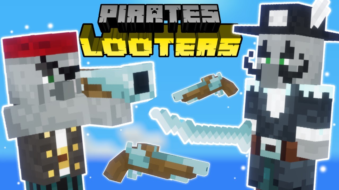 PIRATES AND LOOTERS - ПИРАТЫ, КРАКЕН КОРАБЛИ И ДАНЖИ В MINECRAFT ПОЛНЫЙ ОБЗОР МОДА НА МАЙНКРАФТ ГАЙД