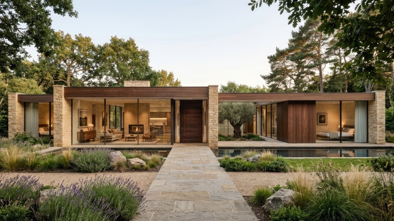 Single Story Modern Minimalist House That Redefine Luxury Living