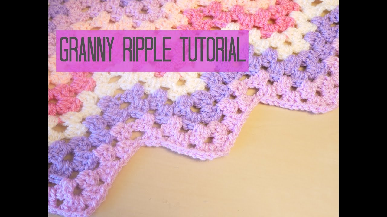 CROCHET: Chevron/Granny ripple tutorial | Bella Coco