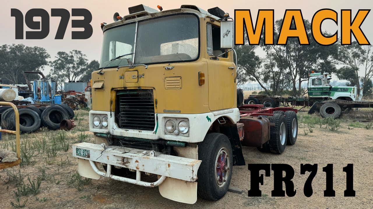 Замена корпуса дифференциала на Mack FR700 1973 года выпуска.