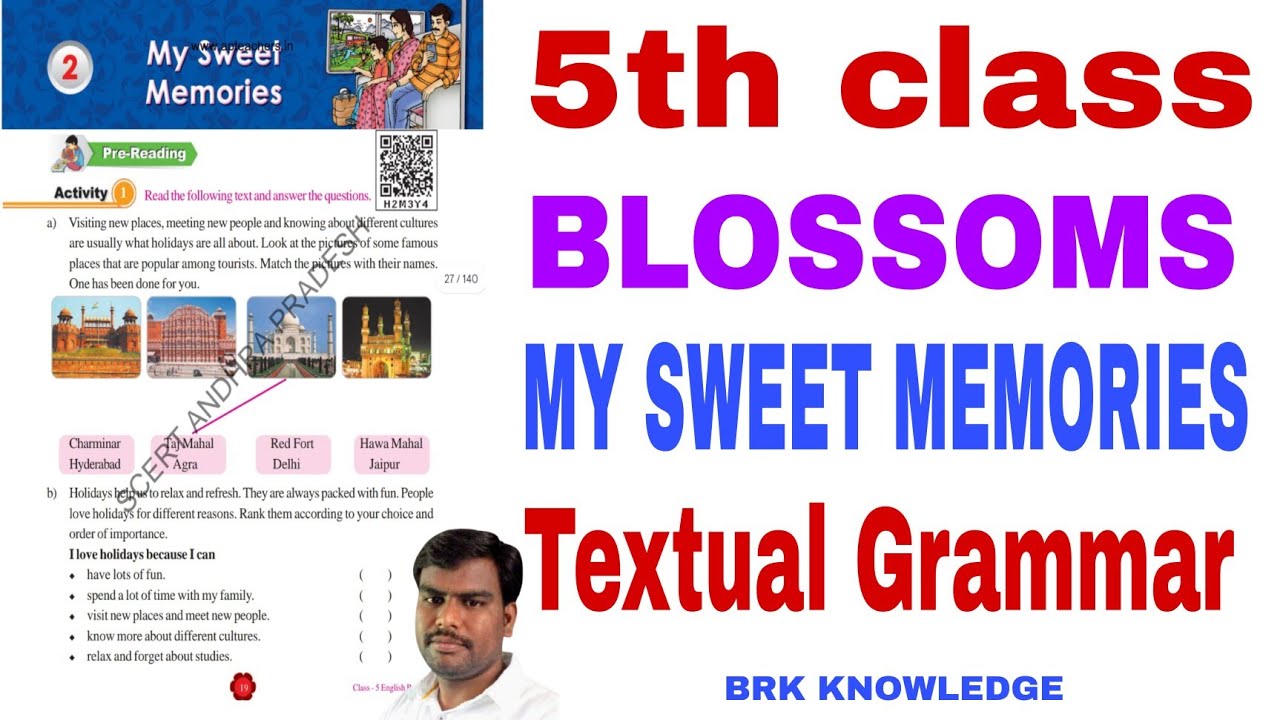 My Sweet Memories Textual Grammar | 5th class Blossoms  2nd unit