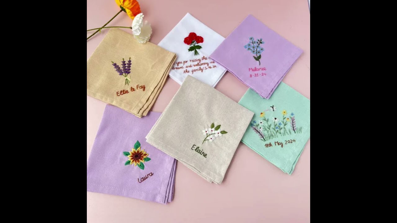 ✨ Handcrafted Embroidery Rumal | Pyar Se Sila Hua Rumal