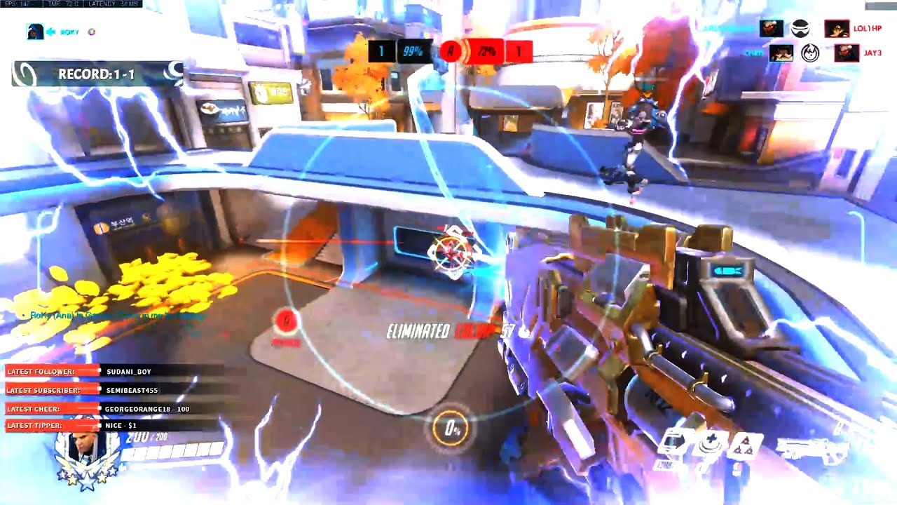 GALE INSANE NANO SOLDIER 76! [ OVERWATCH SEASON 22 TOP 500 ]