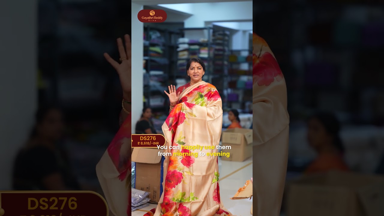 From pure white fabric to stunning colors — crafted just for you ✨ #gayathrireddysarees