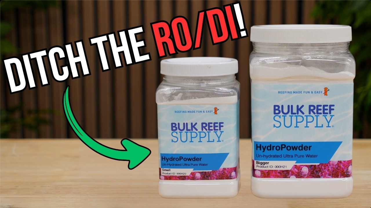 RO/DI For Your Reef Tank Just Got EASIER...Introducing HydroPowder!