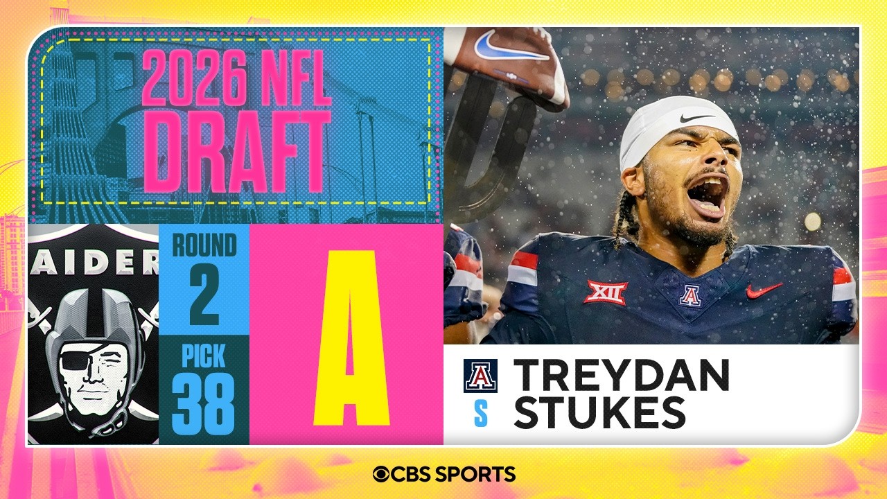 Raiders select Treydan Stukes in Second Round, No. 38 overall | 2026 NFL Draft Grades & Reaction