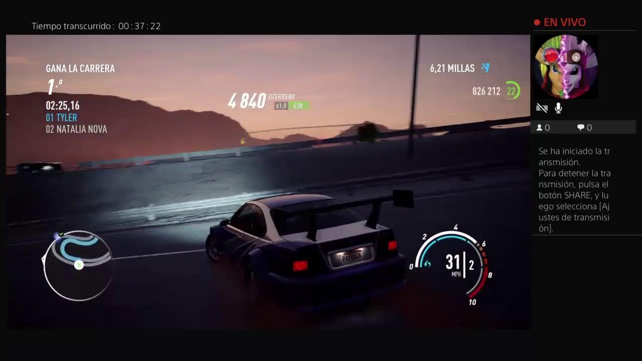 Transmisi&oacute;n de PS4 en directo de Yovanivelazquez